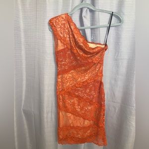 Bebe One Shoulder Dress